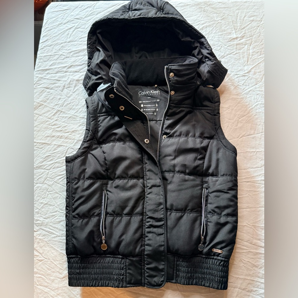 Calvin Klein Black Quilted Puffer Vest